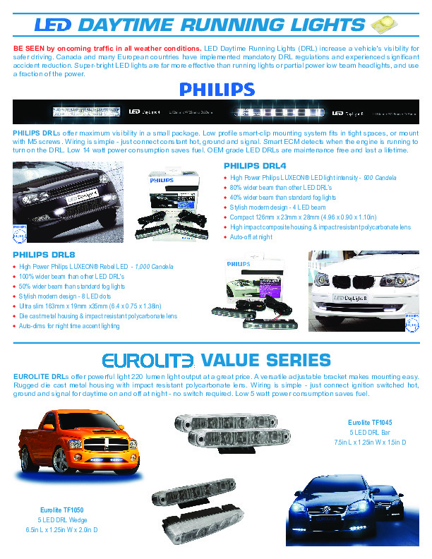 LED DRLs